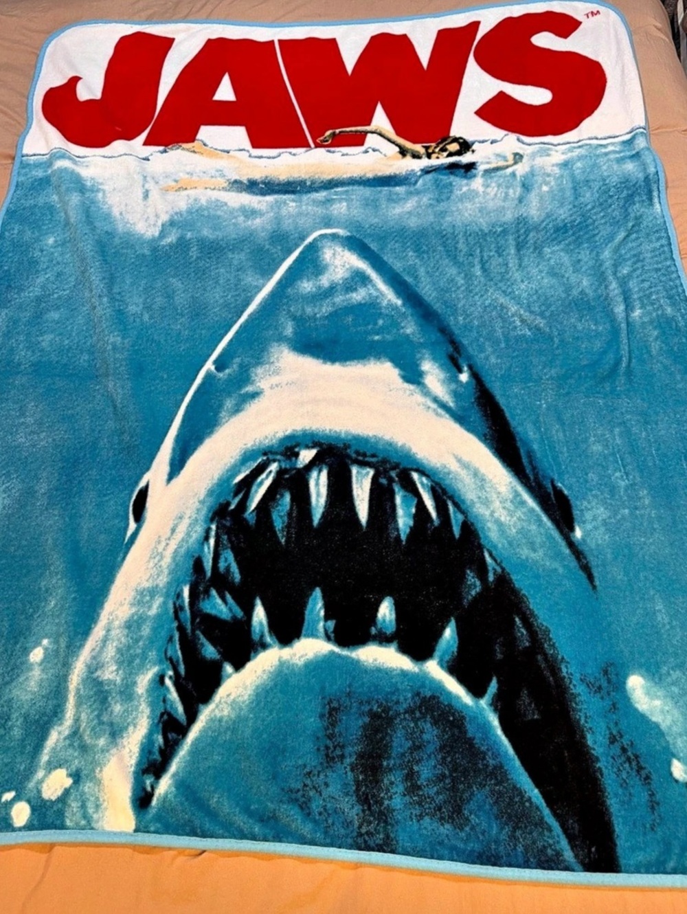 Jaws Shark Graphic blanket